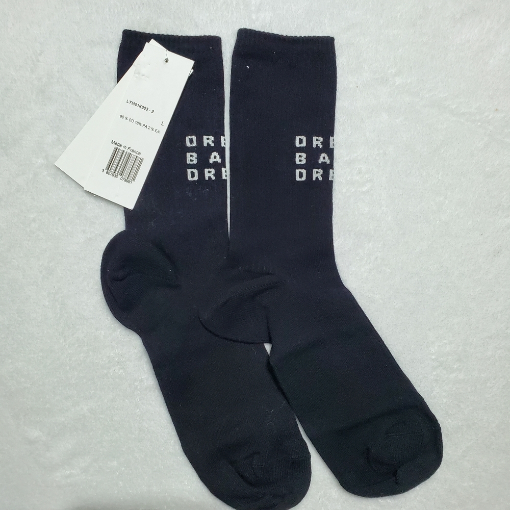 NWT Liberal Youth Ministry Dream Baby Dream Black Socks Sz L
